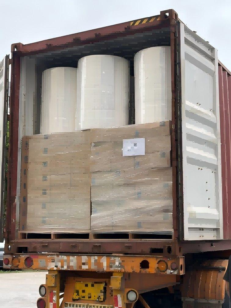 WEIHONGLAI Mix loading Diaper Raw Materials of Construction Adhesive glue ship to Africa customer